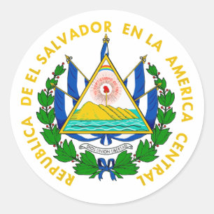 Sticker Rond COA du Salvador