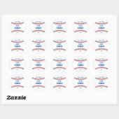Sticker Rond Coach Baseball Sport (Feuille)