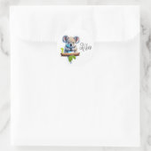 Sticker Rond Coalabar en bambou (Sac)