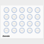 Sticker Rond Coastal (Feuille)