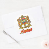 Sticker Rond Coat d'Arms (Enveloppe)