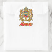 Sticker Rond Coat d'Arms (Sac)