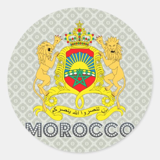 Sticker Rond Coat d'Arms (Devant)