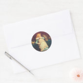 Sticker Rond Coaxer mieux que Teasing Charles Burton Barber (Enveloppe)