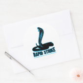 Sticker Rond Cobra - grève rapide (Enveloppe)