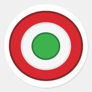 Sticker Rond Coccarda Coppa Italia, Italie