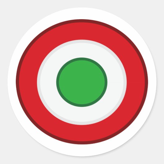 Sticker Rond Coccarda Coppa Italia, Italie (Devant)