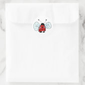 Sticker Rond Coccinelle (Sac)