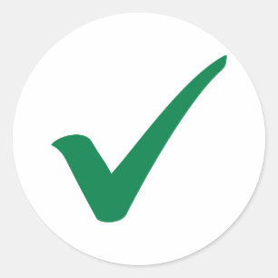 Sticker Rond Coche vert