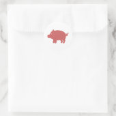 Sticker Rond Cochon (Sac)