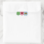 Sticker Rond Cochon de Guinée mignon (Sac)