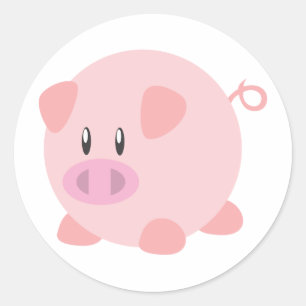 Sticker Rond Cochon T Chemise, Chemises, Cadeaux De Cochon, Art
