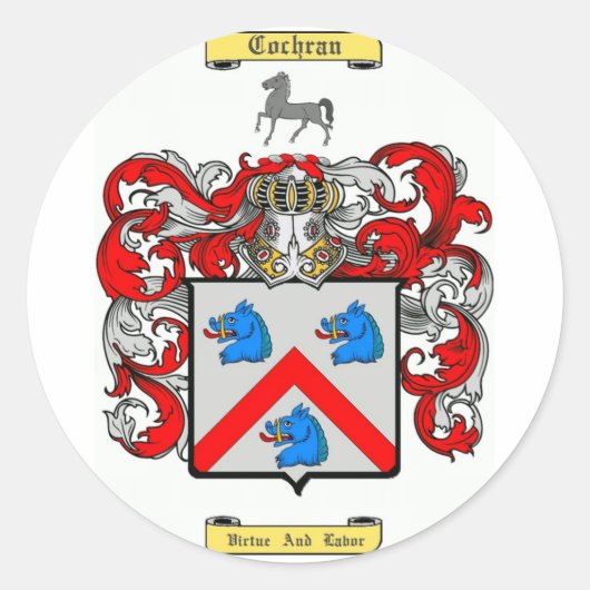 Sticker Rond cochran (Devant)