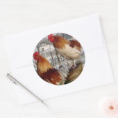 Sticker Rond Cock-a-doodle-do (Enveloppe)