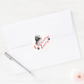 Sticker Rond Cockapoo Love (Enveloppe)
