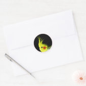 Sticker Rond Cockatiel (Enveloppe)
