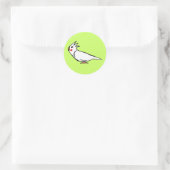 Sticker Rond Cockatiel (Sac)