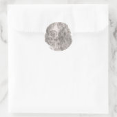 Sticker Rond Cocker Spaniel (Sac)