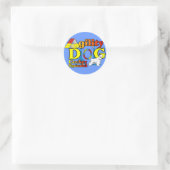 Sticker Rond Cocker Spaniel Agility Cadeaux (Sac)