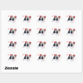 Sticker Rond Cocker Spaniel américain Pirate (Feuille)