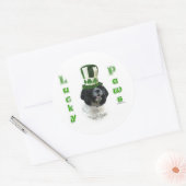 Sticker Rond Cocker Spaniel Lucky Paws (Enveloppe)
