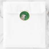 Sticker Rond Cocker Spaniel Peace (Sac)