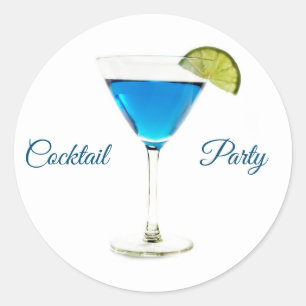 Sticker Rond Cocktail