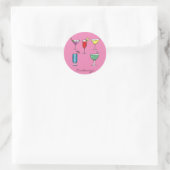 Sticker Rond Cocktail Boisson Assortiment Thunder_Cove (Sac)