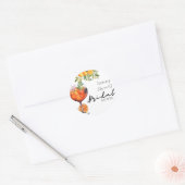 Sticker Rond Cocktail Bridal Shower Aperol Orange Spritz (Enveloppe)