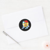 Sticker Rond Cocktail Eyeball (Enveloppe)