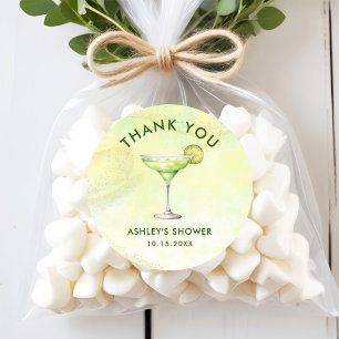 Sticker Rond Cocktails Brunch & Bubbly Fête des mariées