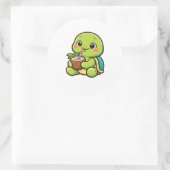 Sticker Rond Coconut Drink Chill (Sac)