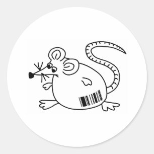 Sticker Rond Code barre