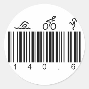 Sticker Rond Code barre 140.6