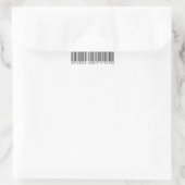 Sticker Rond Code barre Administrateur de base de données (Sac)