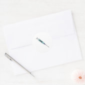 Sticker Rond Code injection conception drôle pour les développe (Enveloppe)