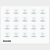 Sticker Rond Codeur Tech Brain Programmeur (Feuille)