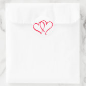 Sticker Rond coeur (Sac)