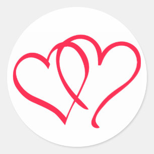 Sticker Rond coeur