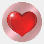 Sticker Rond Coeur (Devant)