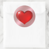 Sticker Rond Coeur (Sac)