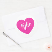 Sticker Rond Coeur (Enveloppe)