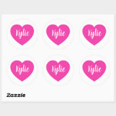 Sticker Rond Coeur (Feuille)