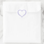Sticker Rond Coeur Amethyst Gem (Sac)