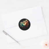 Sticker Rond Coeur bénévole (Enveloppe)
