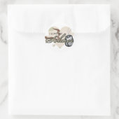 Sticker Rond Coeur Camouflage (Sac)