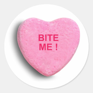 STICKER ROND COEUR DE CANDY