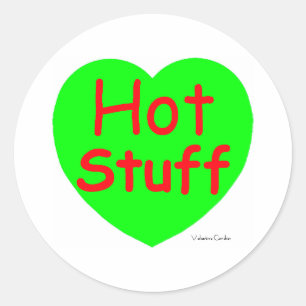 Sticker Rond Coeur d'élément combustible