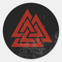 Coeur d'Hrungnir (grunge rouge et noir)