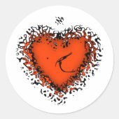 Sticker Rond Coeur factice v4.2 (Devant)